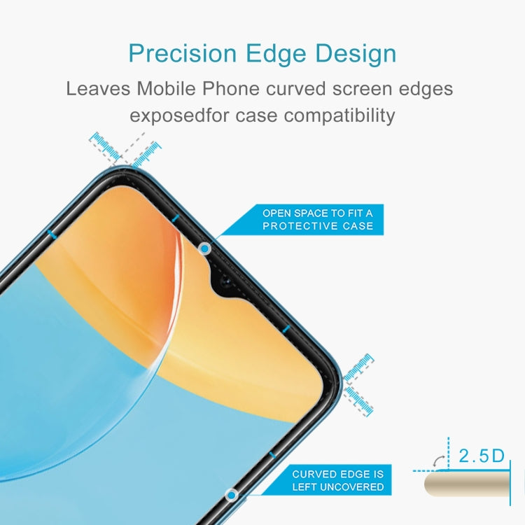 Tempered glass screen protector with precise cutouts for phone speaker and sensors