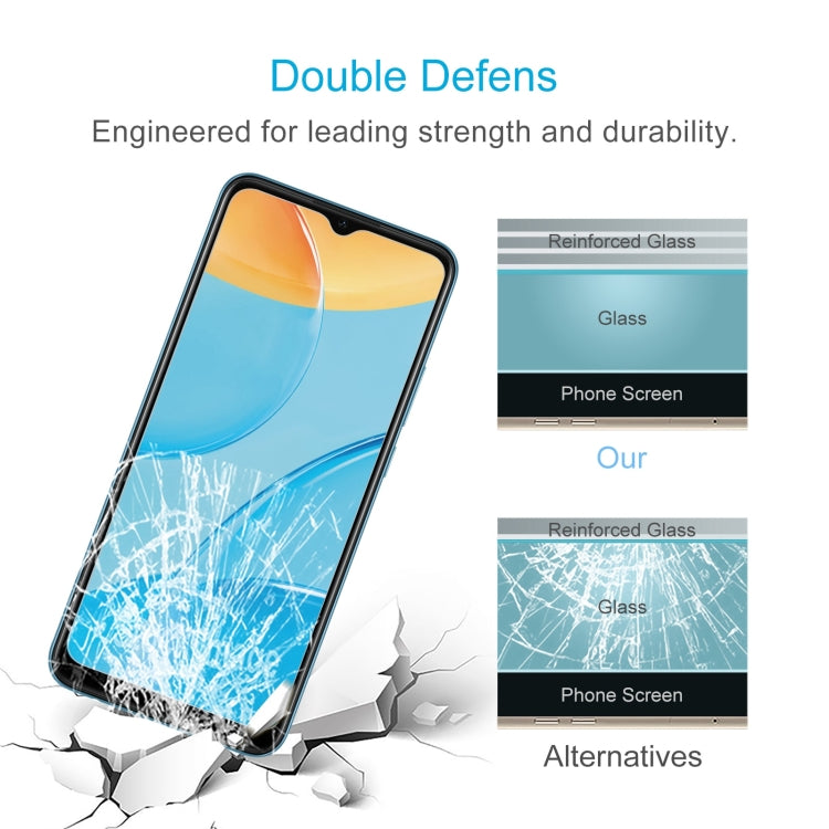 Tempered glass screen protector pack with reinforced glass layer for phone