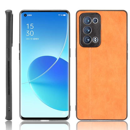 Orange textured shockproof phone case with camera cutouts and side buttons