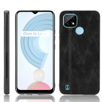 Black textured phone case with camera cutout and side button openings