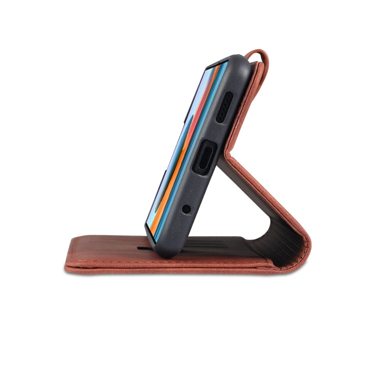 Calf-texture leather flip phone case with card slots, stand mode, for Xiaomi Redmi Note 10 Pro Max