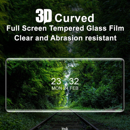 3D curved tempered glass film with full-screen coverage, clear and rounded edges