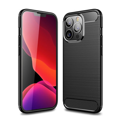Black phone case with brushed texture and camera lens openings, raised corners