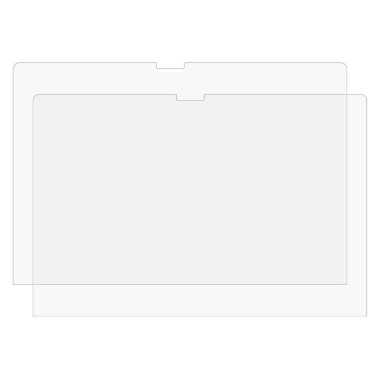 Clear tempered glass screen protector sheets, 2-pack