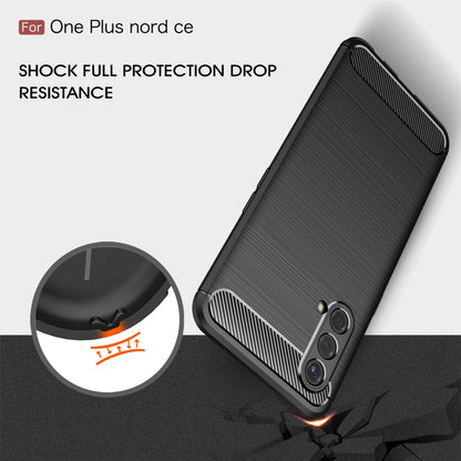 Black TPU phone case with brushed texture, raised camera bump, and grippy edge guards.