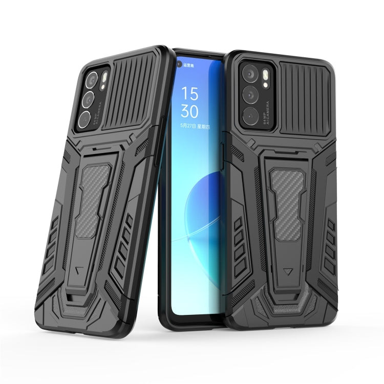 Rugged armor-style phone case in black with screen cutout and reinforced side edges
