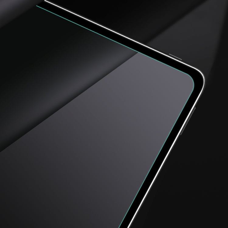 NILLKIN H+ tempered glass screen protector film on tablet, slim edge profile