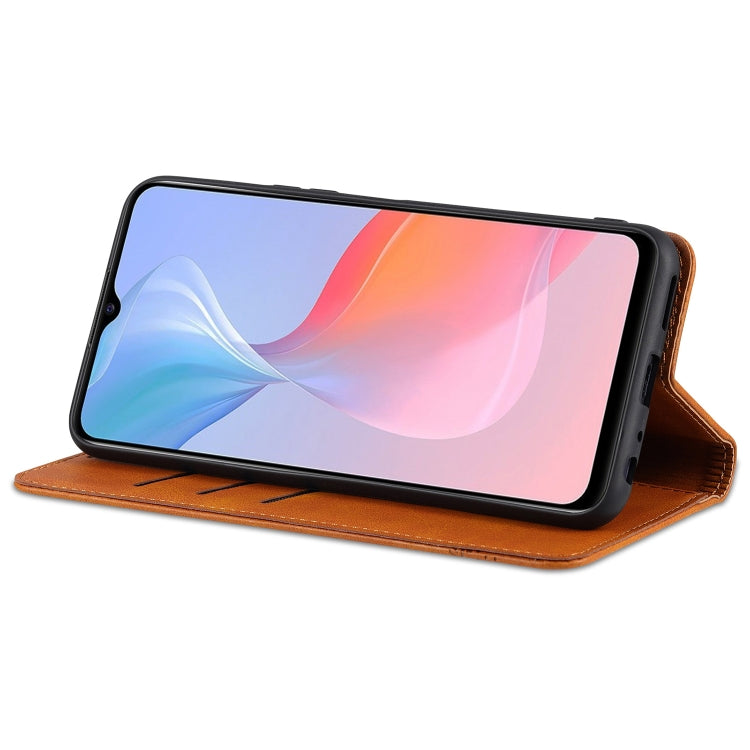 Textured leather folio phone case with card slots and horizontal flip cover