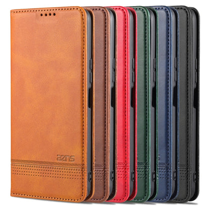 Multi-color leather folio phone cases with card slots and horizontal flip cover