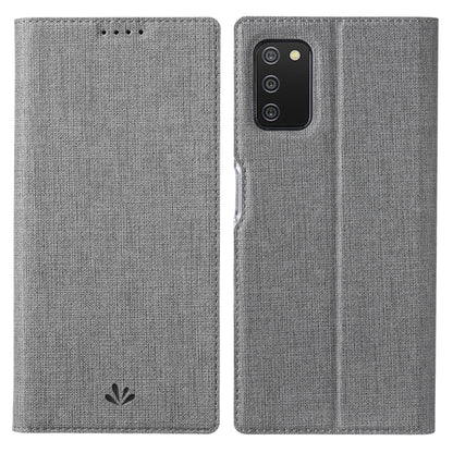 Grey magnetic flip phone case with card slot and TPU back cover, for mobile phone