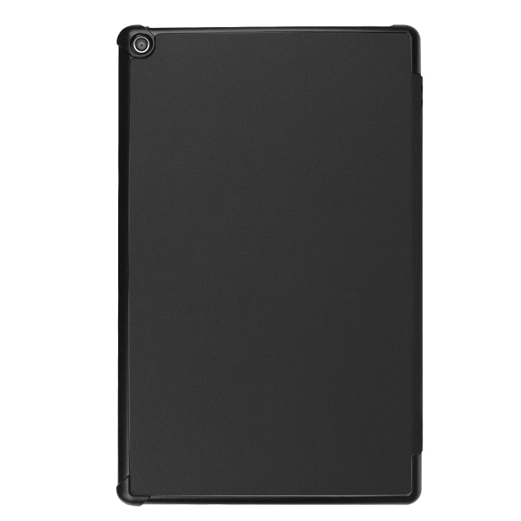 Kindle Fire HD 10 leather flip case, black back panel