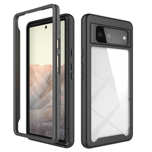 Black shockproof phone case with raised edges for screen and camera protection