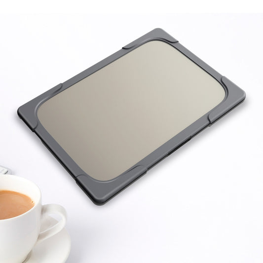 Grey two-piece laptop protective case with shockproof corners for 13.5 in Surface
