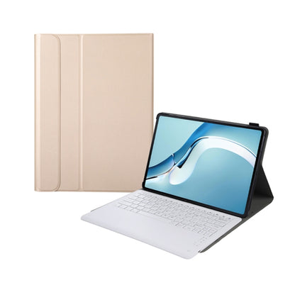 Beige/gold leather keyboard case with stand and Bluetooth keyboard