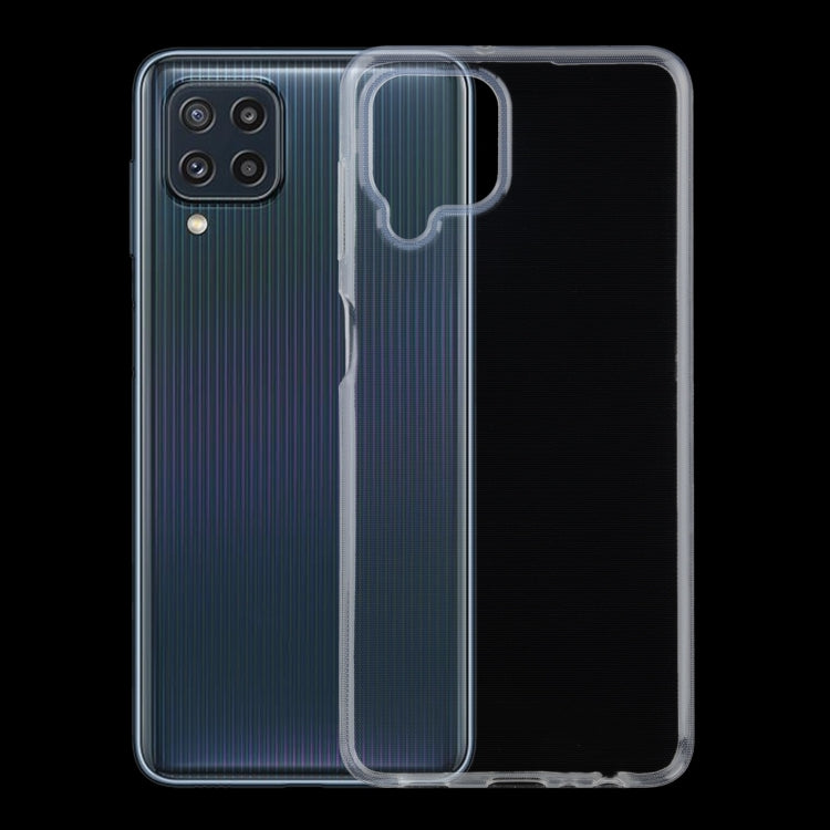 Ultra-thin clear TPU phone case for a smartphone, with camera cutouts and raised edges