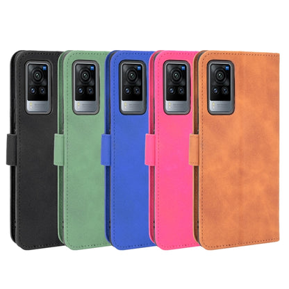 Set of colored PU leather flip phone wallet cases with magnetic closure