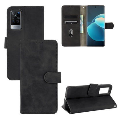 Black PU leather flip phone wallet case with magnetic closure and card slots