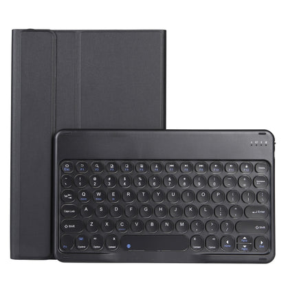 Black detachable Bluetooth keyboard leather case with built-in tablet stand