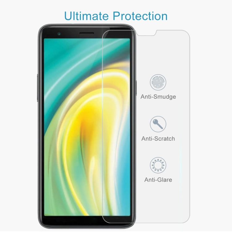Tempered glass screen protector for phone display with anti-smudge, anti-scratch, anti-glare