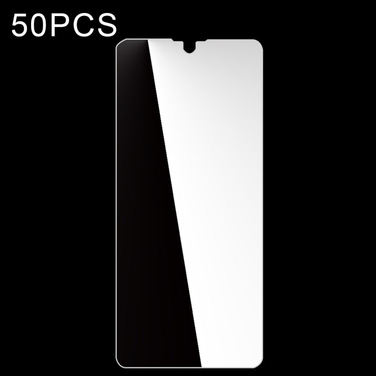 Tempered glass screen protector, 50-pack, curved tempered glass sheet with notch