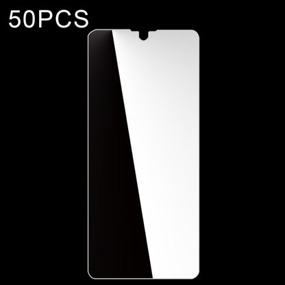 Tempered glass screen protector, 50-pack, curved tempered glass sheet with notch