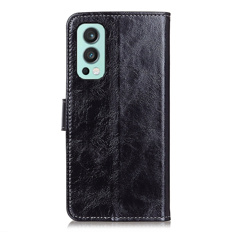 Black leather-look phone flip case with precise camera and button cutouts