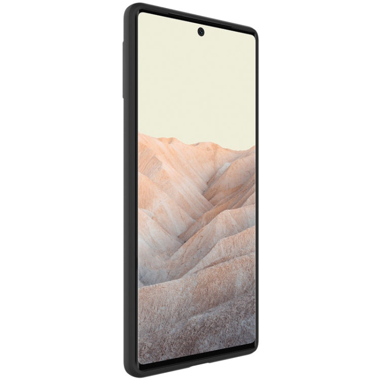 Black TPU protective phone case showing open front with screen and top camera cutout