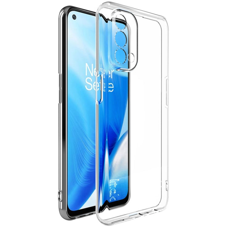 Transparent TPU shockproof phone case with raised bezel and camera cutout