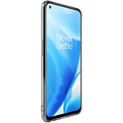 Clear TPU phone case with slim profile and side cutouts