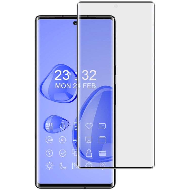 Curved tempered glass screen protector film for smartphone, clear and full coverage