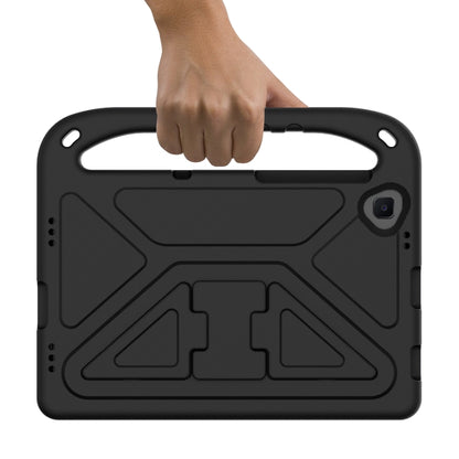 Black EVA tablet case with rear shell texture and camera cutout