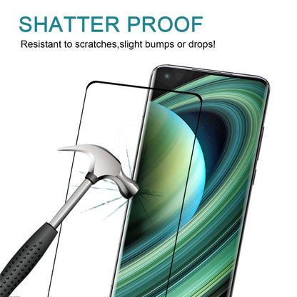 Shatter-resistant tempered glass screen protector for smartphone display