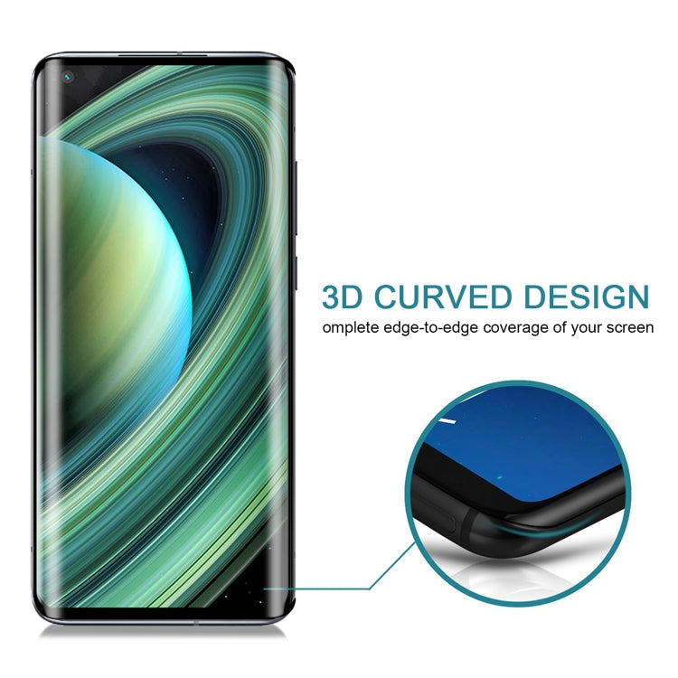 3D curved edge tempered glass screen protector for a smartphone screen