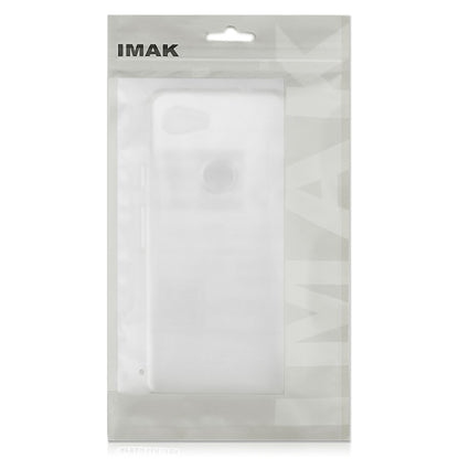 IMAK clear TPU phone case retail package on a white blister card