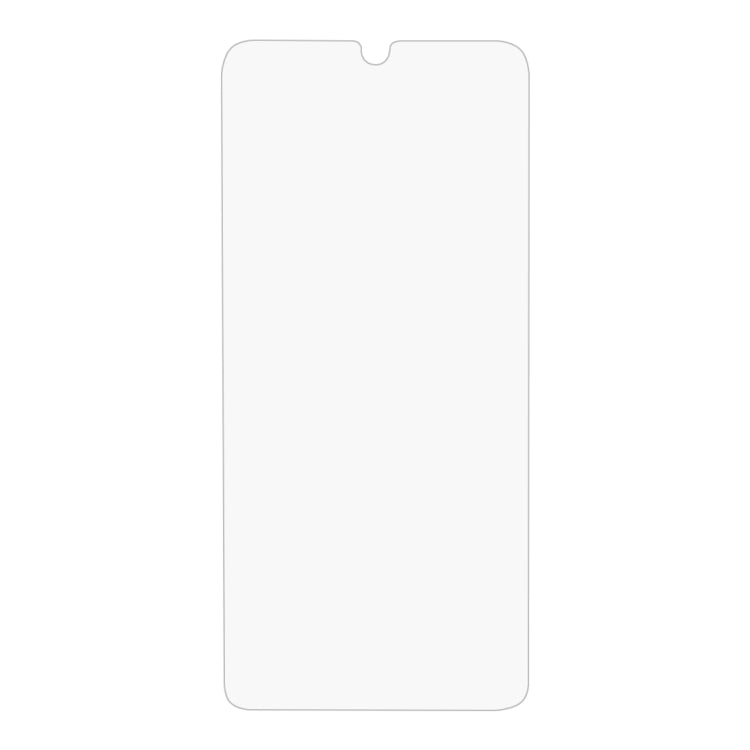 Clear tempered glass screen protector film with rounded corners