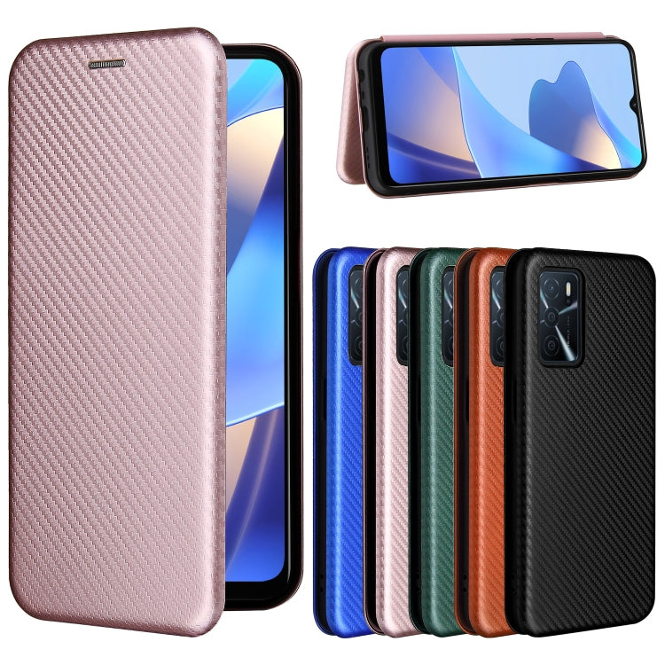 Set of carbon fiber textured magnetic flip phone cases in multiple colors