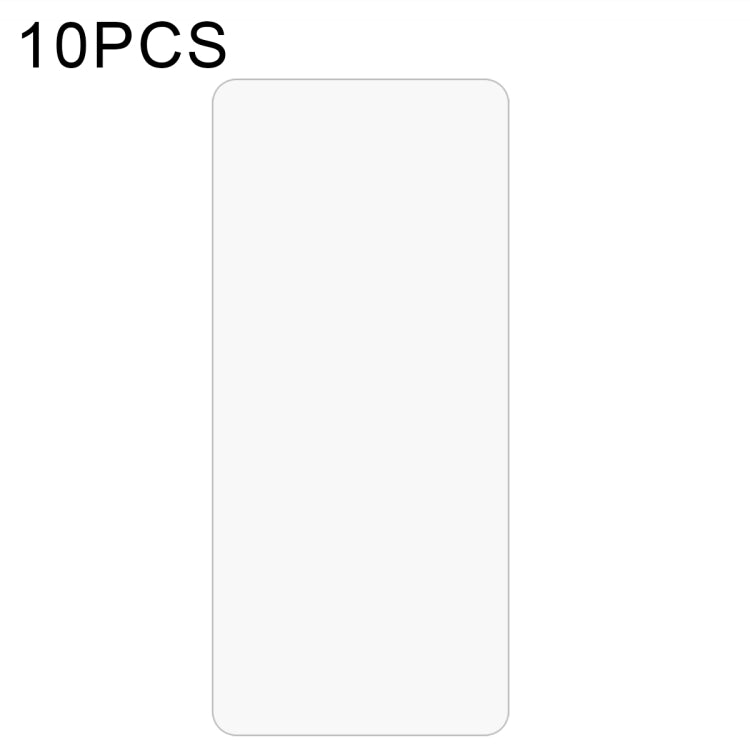 Tempered glass screen protector film, 10-pack, 0.26mm thickness.