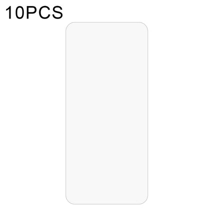 10-pack clear tempered glass screen protectors, 2.5D rounded edges