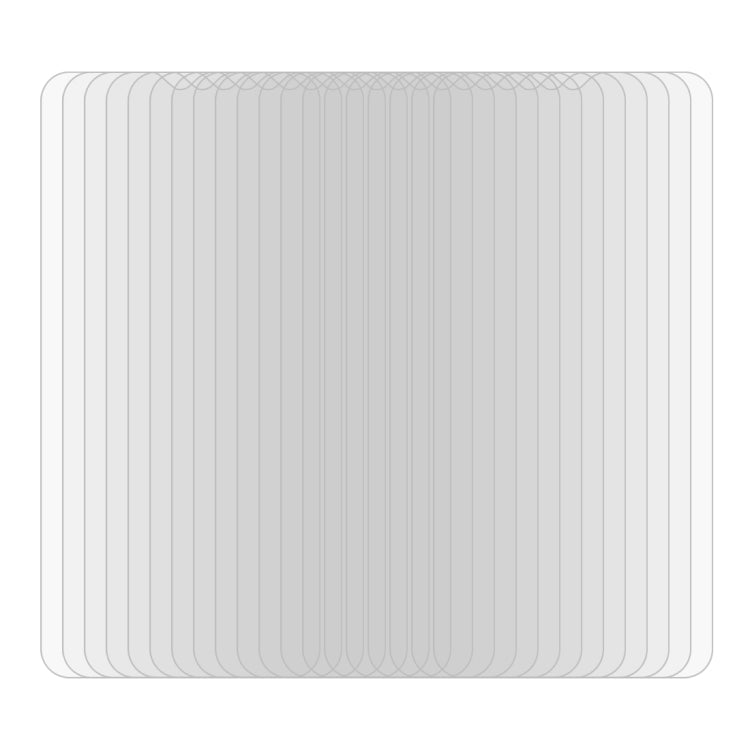 50-pack tempered glass screen protector films, clear 2.5D sheets