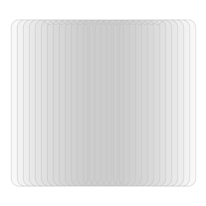 50-pack tempered glass screen protector films, clear 2.5D sheets