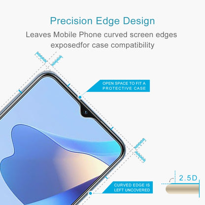2.5D tempered glass screen protector for curved edges, case-compatible design
