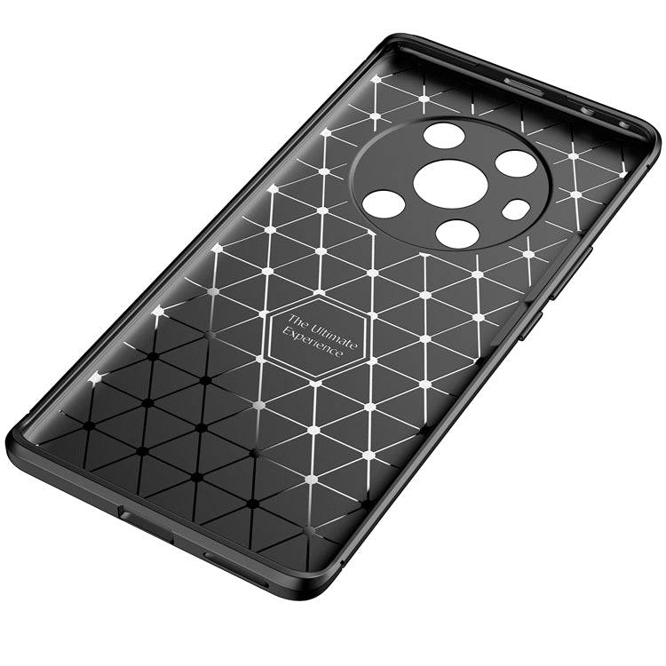 Shockproof TPU phone case interior with geometric grip pattern