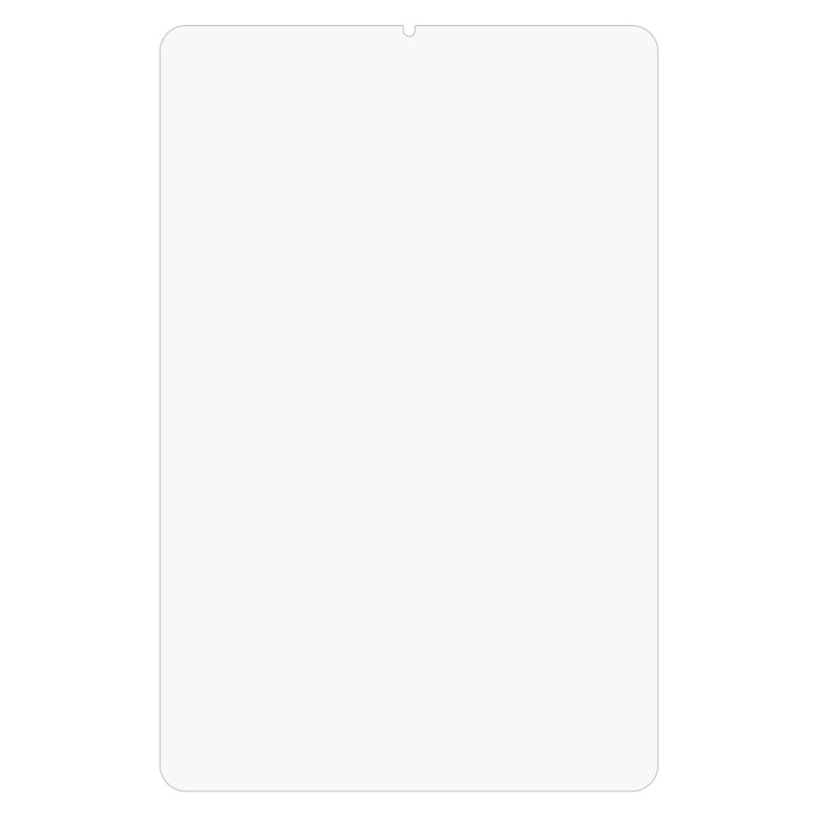 Transparent tablet screen protector film with rounded edges