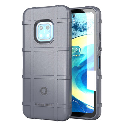Shockproof TPU phone case for Nokia XR20, grey full-coverage with camera cutout