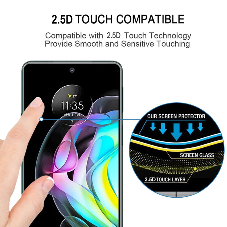 2.5D rounded-edge tempered glass screen protector film for smooth phone touch