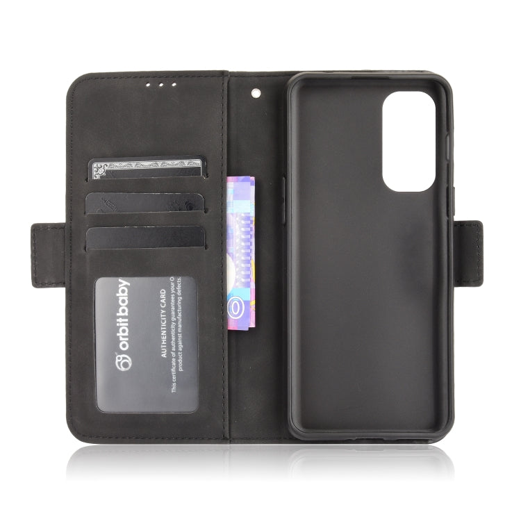 Black leather wallet phone case with card slots and secure inner phone holder