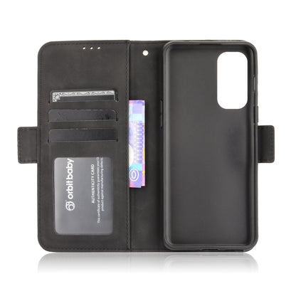 Black leather wallet phone case with card slots and secure inner phone holder