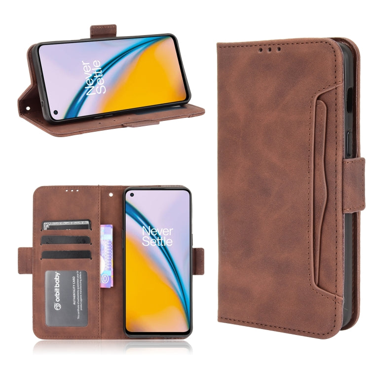 Brown leather wallet phone case with card slots and flip cover