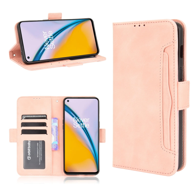 Pink leather flip phone case with card slots and front stand