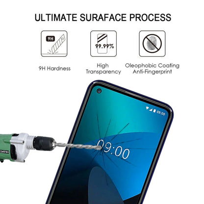 Tempered glass screen protector with anti-fingerprint coating and high clarity